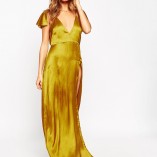 ASOS Kate Flute Sleeve Satin Maxi Slip 5