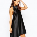 ASOS Never Fully Dressed Satin Halterneck Dress 1