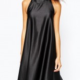 ASOS Never Fully Dressed Satin Halterneck Dress 3