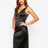 ASOS Satin Midi Pencil Dress 1