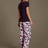 Marks And Spencer La Maison De Senteurs Floral Satin Nightwear 6