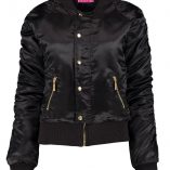 Boohoo Amber Satin Button MA1 Bomber 6