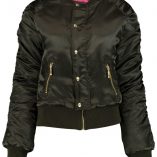 Boohoo Amber Satin Button MA1 Bomber 8