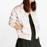 Boohoo Georgina Quilted Satin MA1 Bomber 19