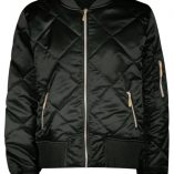 Boohoo Georgina Quilted Satin MA1 Bomber 7