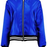 Boohoo Sarah Premium Satin Bomber Jacket 3