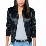 Boohoo Tessa Satin MA1 Bomber 7