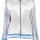 Boohoo Alexis Printed Sleeve & Back Satin Bomber 3