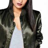 Boohoo Tessa Satin MA1 Bomber 14