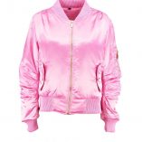 Boohoo Tessa Satin MA1 Bomber 18