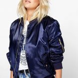 Boohoo Tessa Satin MA1 Bomber 19