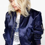 Boohoo Tessa Satin MA1 Bomber 22