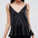 ASOS Premium Satin Cami Top With Seam Detail 3