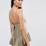 ASOS Premium Satin Cami Top With Seam Detail 6