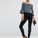 ASOS Satin Off Shoulder Top 4