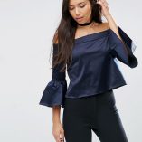 ASOS Satin Off Shoulder Top 9