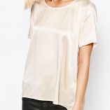 ASOS Selected Remmi Silk Top With Wrap Back 3