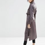ASOS Trench In Luxe Satin Fabric 2