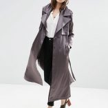 ASOS Trench In Luxe Satin Fabric 3