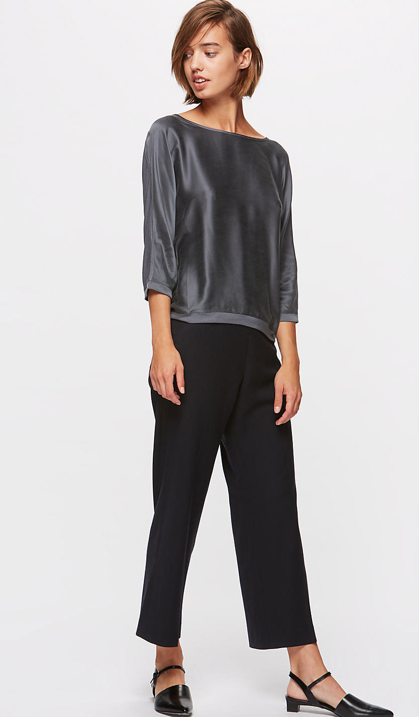 John Lewis Jigsaw Satin Batwing Top - Satiny