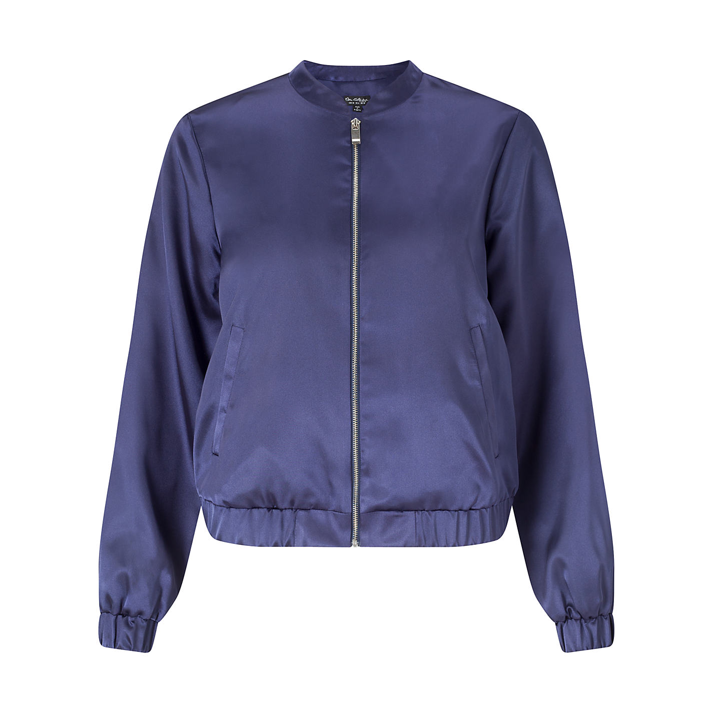 John Lewis Miss Selfridge Satin Bomber Jacket - Satiny