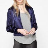 John Lewis Miss Selfridge Satin Bomber Jacket 12