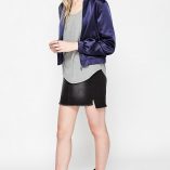 John Lewis Miss Selfridge Satin Bomber Jacket 14