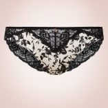 Marks And Spencer Silk And Lace Black Mix Print Set 18