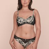 Marks And Spencer Silk And Lace Black Mix Print Set 26