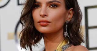 Emily Ratajkowski Satin
