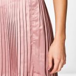 Boohoo Emilia Matte Satin Pleated Mini Skirt 4