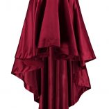 Boohoo Annia Satin Dipped Hem Full Maxi Skirt 8