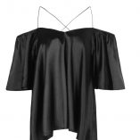 Boohoo Bella Frill Sleeve Strappy Satin Top 3