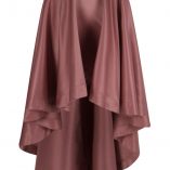 Boohoo Annia Satin Dipped Hem Full Maxi Skirt 12