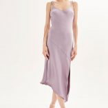 Topshop Asymmetric Hem Slip Dress 2