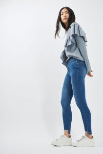 Topshop Ruffle Satin Sweatshirt 5