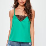 Missguided Lace Insert Cami Top 1