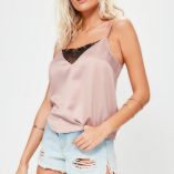 Missguided Lace Insert Cami Top 13