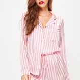Missguided Striped Pyjama Set 1