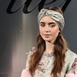 Lily Collins Santos De Cartier Watch Launch 10