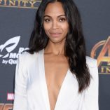 Zoe Saldana Avengers Infinity War Premiere 15