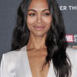 Zoe Saldana Avengers Infinity War Premiere 21