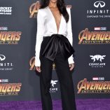 Zoe Saldana Avengers Infinity War Premiere 33