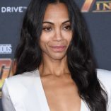 Zoe Saldana Avengers Infinity War Premiere 46