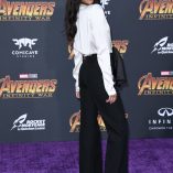 Zoe Saldana Avengers Infinity War Premiere 47