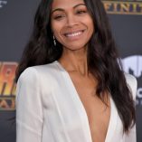 Zoe Saldana Avengers Infinity War Premiere 9