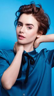 Lily Collins Lancome 2015 1