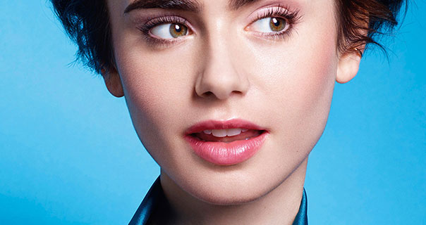 Lily Collins Lancome 2015