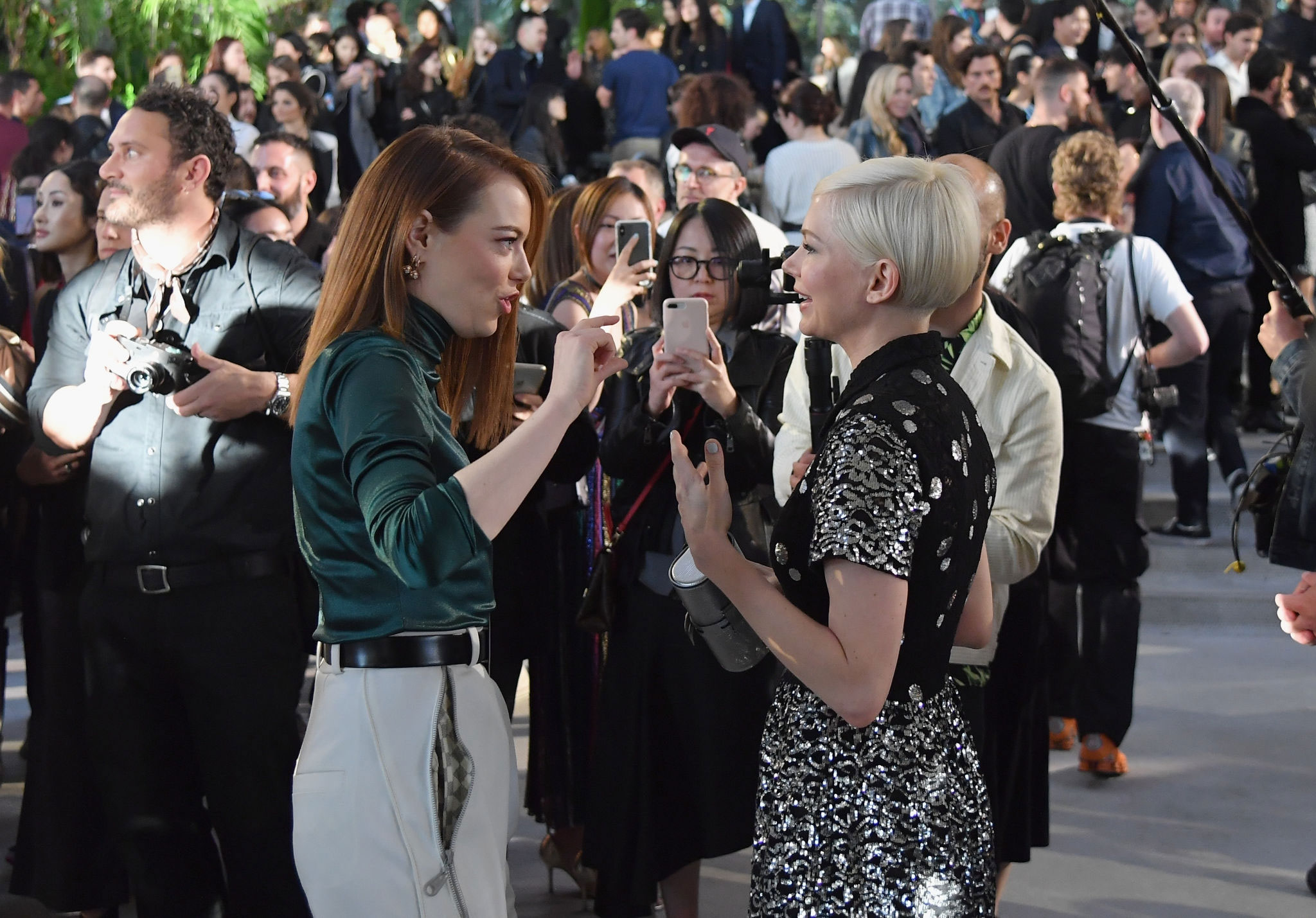 Emma Stone 2020 Louis Vuitton Cruise 1 | Satiny