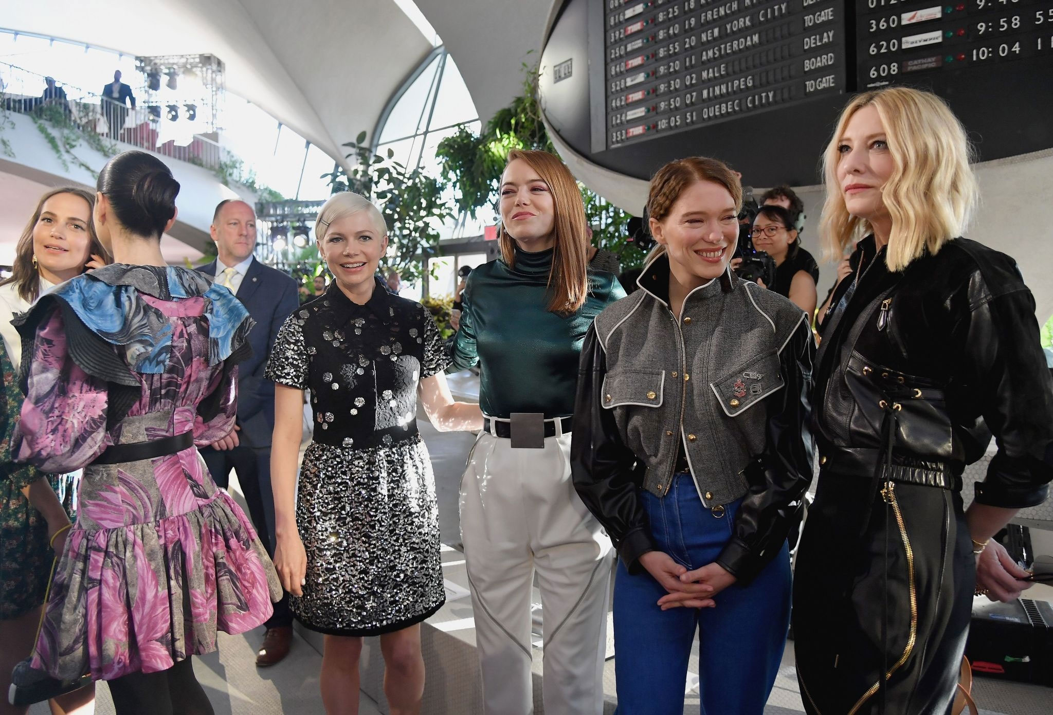 Emma Stone 2020 Louis Vuitton Cruise 2 - Satiny